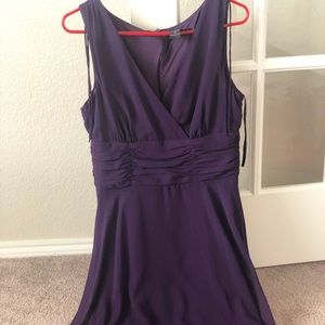 Large purple dress